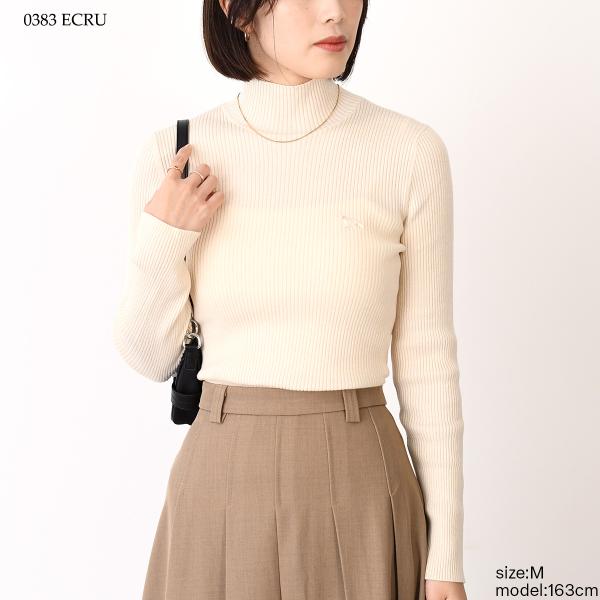 MAISON KITSUNE Baby Fox Fine Wool Rib Turtleneck Jumper 