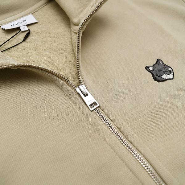 MAISON KITSUNE フォックスヘッド ジップド コンフォート スウェットシャツ