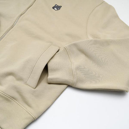 MAISON KITSUNE フォックスヘッド ジップド コンフォート スウェットシャツ
