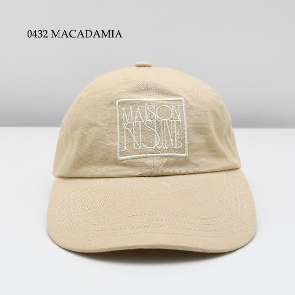 MAISON KITSUNE STAMP キャップ