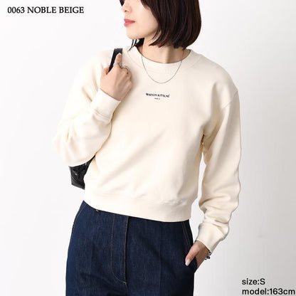 MAISON KITSUNE PARIS クロップド スウェットシャツ