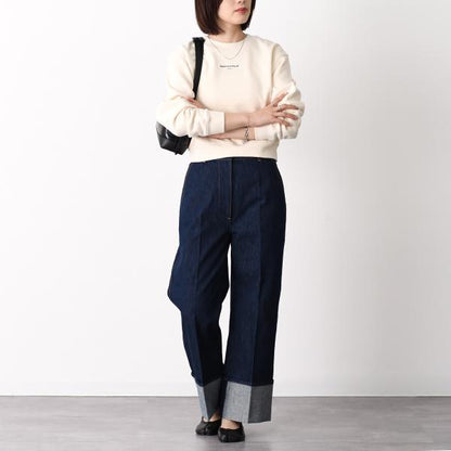 MAISON KITSUNE PARIS クロップド スウェットシャツ