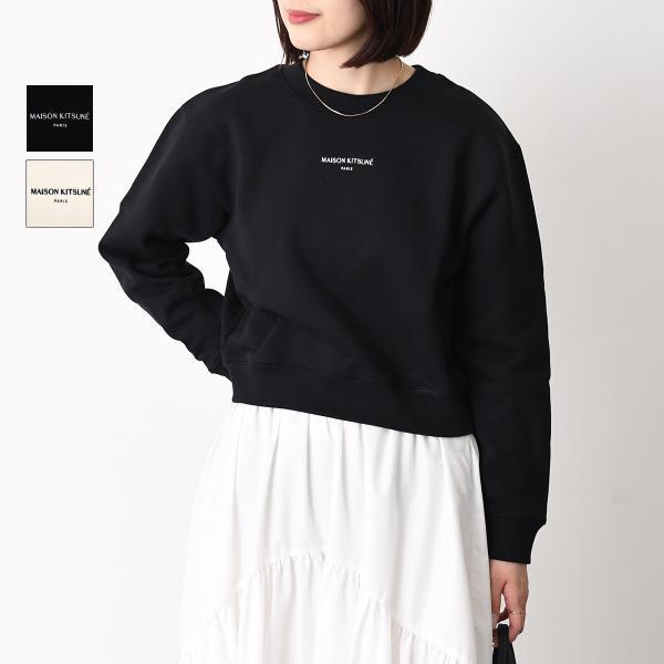 MAISON KITSUNE PARIS クロップド スウェットシャツ