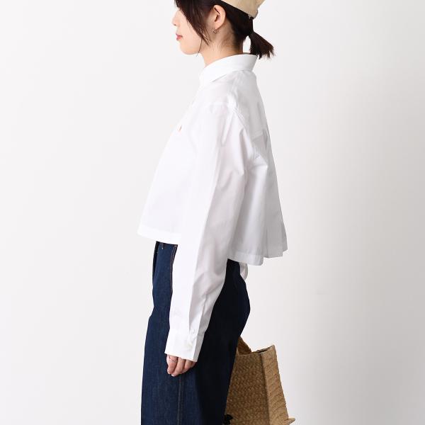 MAISON KITSUNE ベイビー フォックス クロップド シャツ