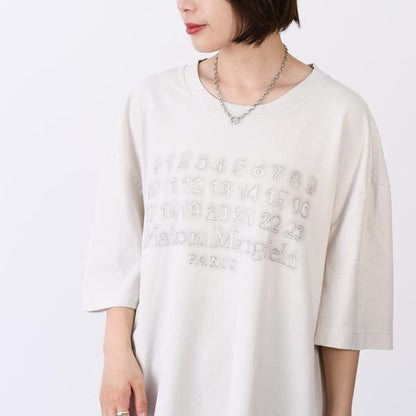 MAISON MARGIELA メゾン マルジェラ エンブロイダーロゴ Tシャツ
