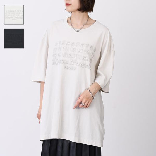 MAISON MARGIELA メゾン マルジェラ エンブロイダーロゴ Tシャツ