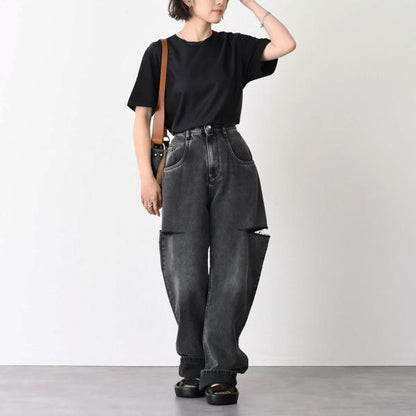 MAISON MARGIELA 컷아웃 청바지 