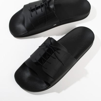 MAISON MARGIELA 레이스업 슬라이드 샌들 