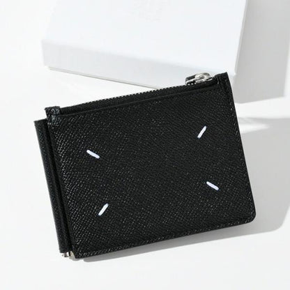 MAISON MARGIELA 4 스티치 머니 클립 2 접는 지갑 