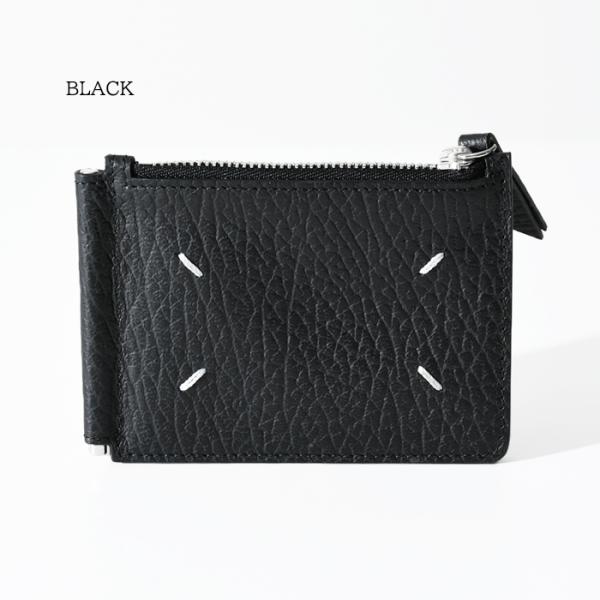 MAISON MARGIELA 그레이니 가죽 클립 Wallet 
