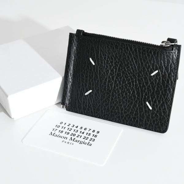 MAISON MARGIELA 그레이니 가죽 클립 Wallet 