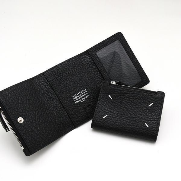 MAISON MARGIELA Maison Margiela tri-fold card case with zipper 