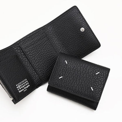 MAISON MARGIELA 4 스티치 ZIP 첨부 3 접이식 지갑 