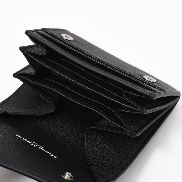 MAISON MARGIELA レザースナップボタンウォレット