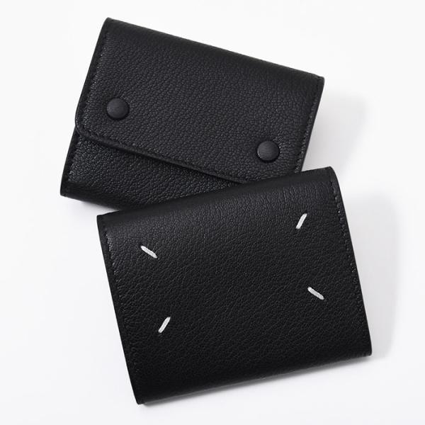 MAISON MARGIELA レザースナップボタンウォレット