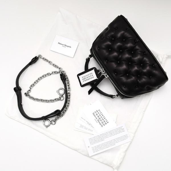 MAISON MARGIELA メゾン マルジェラ 「グラム スラム」エンブロイダリー トラペゾイド バッグ