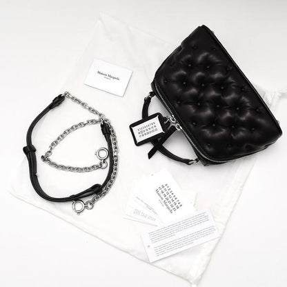 MAISON MARGIELA メゾン マルジェラ 「グラム スラム」エンブロイダリー トラペゾイド バッグ