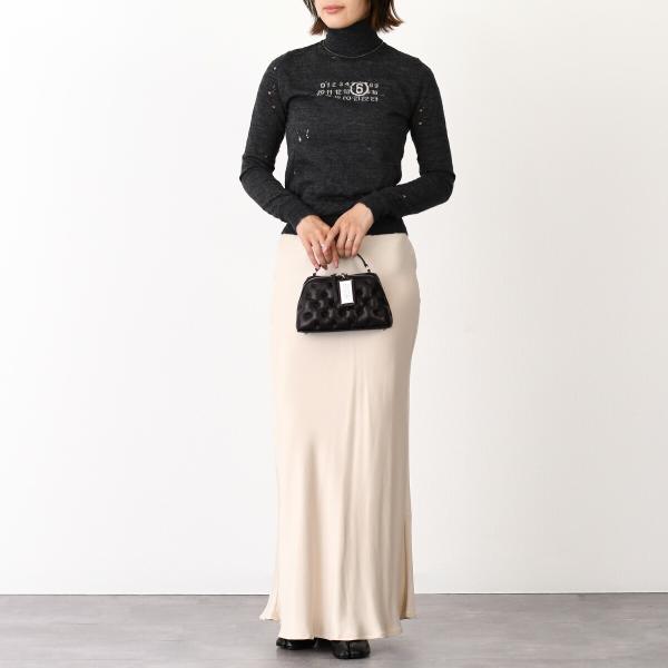 MAISON MARGIELA メゾン マルジェラ 「グラム スラム」エンブロイダリー トラペゾイド バッグ