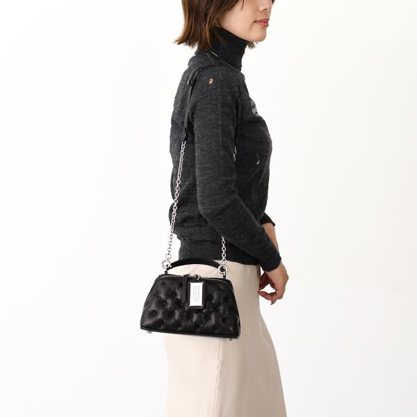 MAISON MARGIELA メゾン マルジェラ 「グラム スラム」エンブロイダリー トラペゾイド バッグ