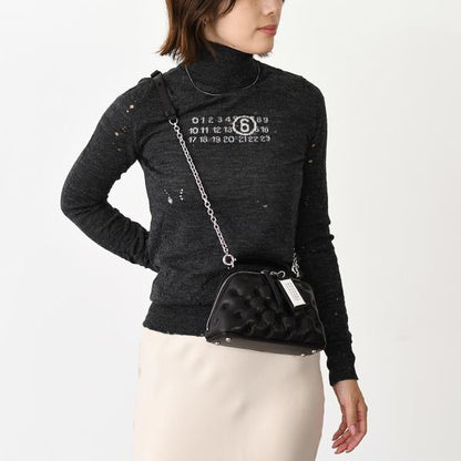 MAISON MARGIELA メゾン マルジェラ 「グラム スラム」エンブロイダリー トラペゾイド バッグ