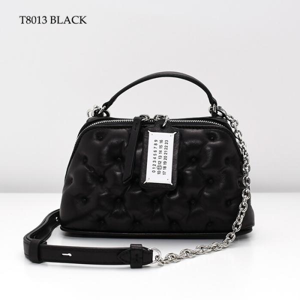 MAISON MARGIELA メゾン マルジェラ 「グラム スラム」エンブロイダリー トラペゾイド バッグ