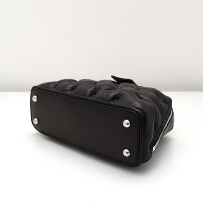 MAISON MARGIELA メゾン マルジェラ 「グラム スラム」エンブロイダリー トラペゾイド バッグ