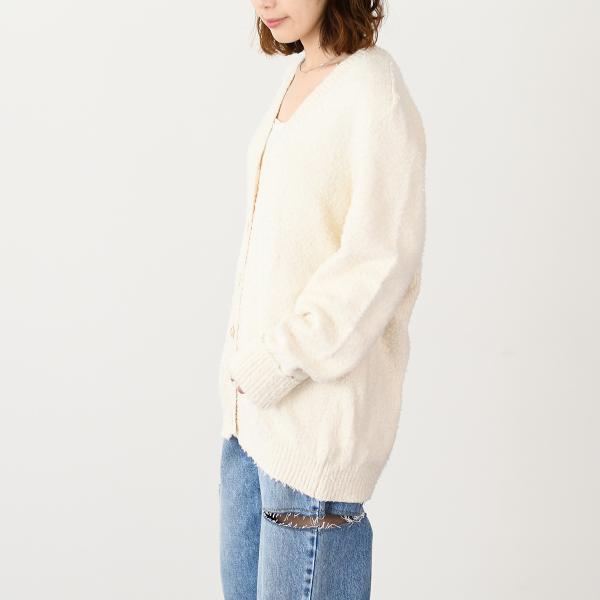 MAISON MARGIELA オーバーサイズパイルカーディガン