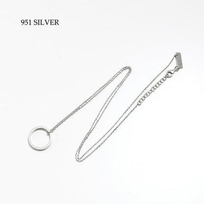 MAISON MARGIELA メゾン マルジェラ ロゴ リング ネックレス