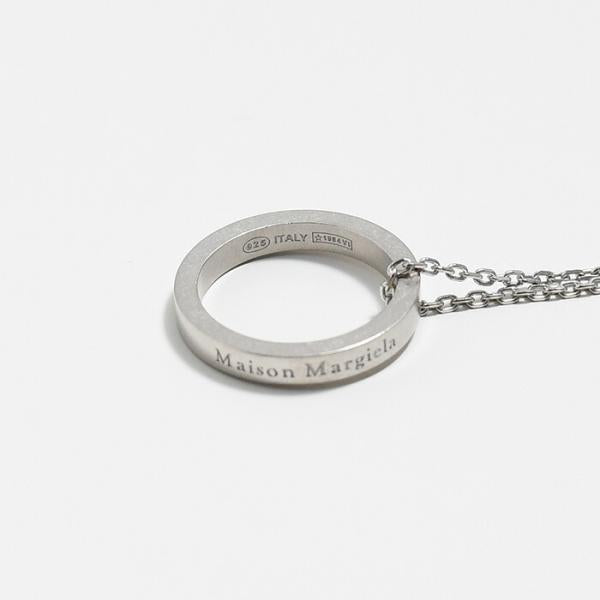 MAISON MARGIELA メゾン マルジェラ ロゴ リング ネックレス