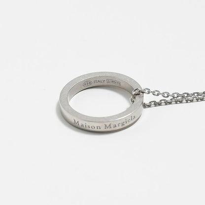 MAISON MARGIELA メゾン マルジェラ ロゴ リング ネックレス