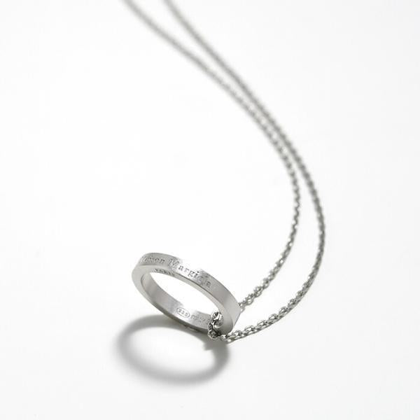 MAISON MARGIELA メゾン マルジェラ ロゴ リング ネックレス