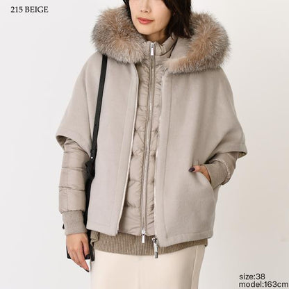 MOORER ムーレー PEGASO-CWR ケープ ダウンジャケット