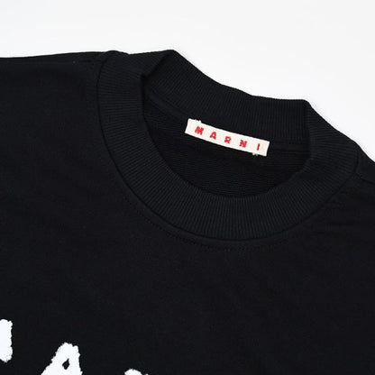 MARNI マルニ コットンクルーネック マルニロゴプリント スウェットシャツ