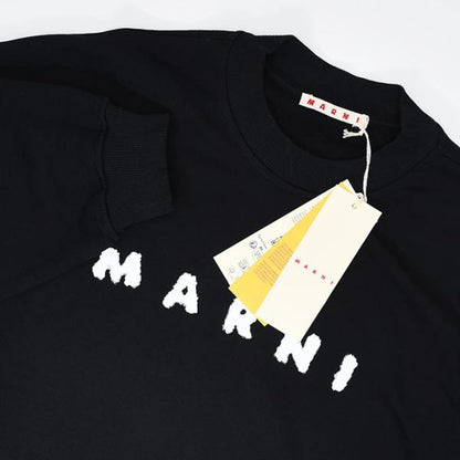 MARNI マルニ コットンクルーネック マルニロゴプリント スウェットシャツ