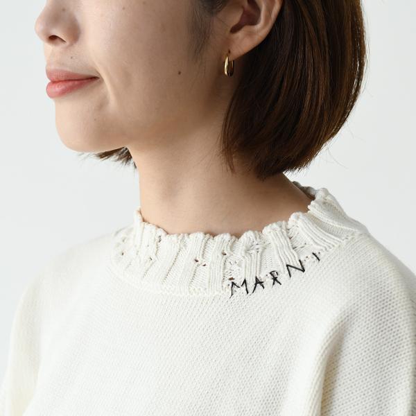 MARNI コットン クロップドセーター