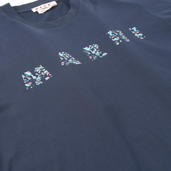 MARNI フラワーモチーフ オーガニックコットンTシャツ