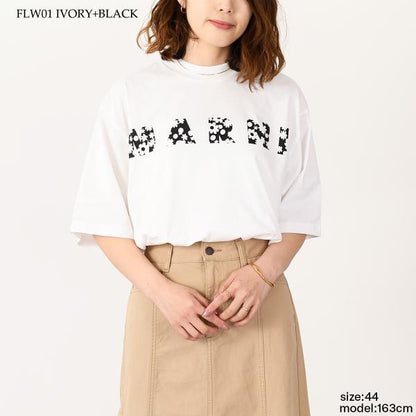 MARNI マルニ Pop Fields ロゴ コットンTシャツ