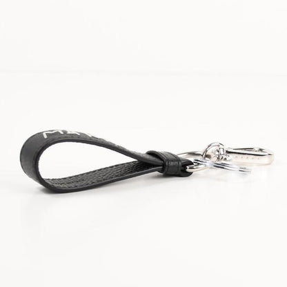 MARNI ロゴ刺しゅう レザーキーリング