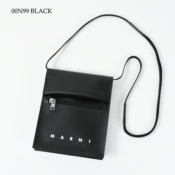 MARNI シューレースストラップ付きポーチ