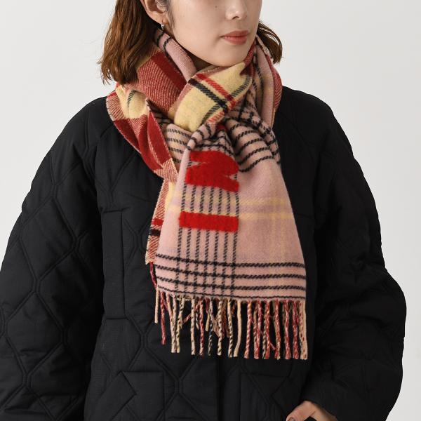 MARNI ダブルチェック ウール製 スカーフ