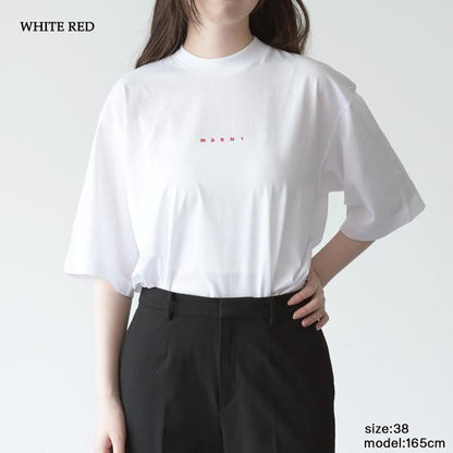 MARNI ロゴ入り オーガニックコットン製Tシャツ