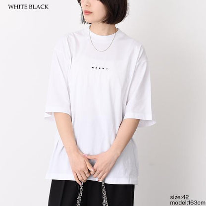 MARNI logo T-shirt in organic cotton 