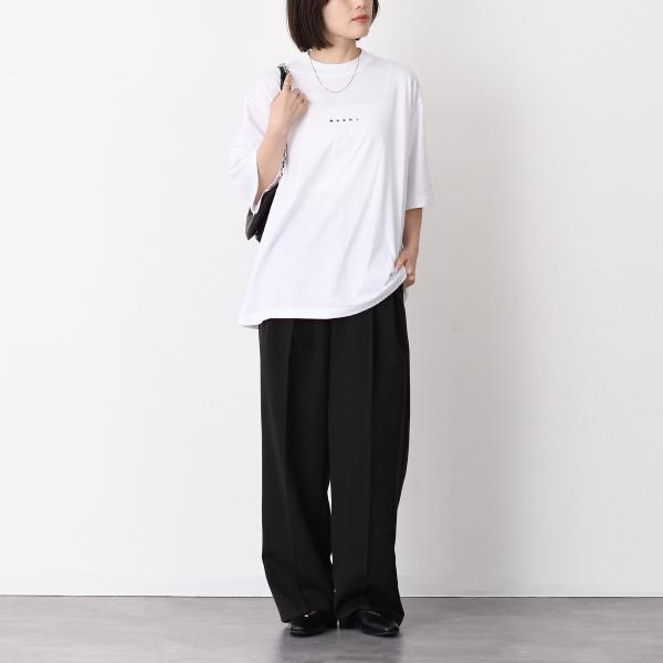 MARNI logo T-shirt in organic cotton 