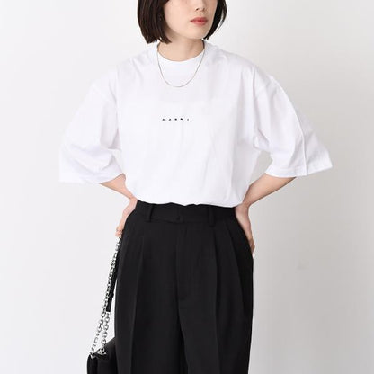 MARNI logo T-shirt in organic cotton 
