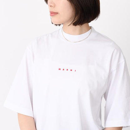 MARNI logo T-shirt in organic cotton 