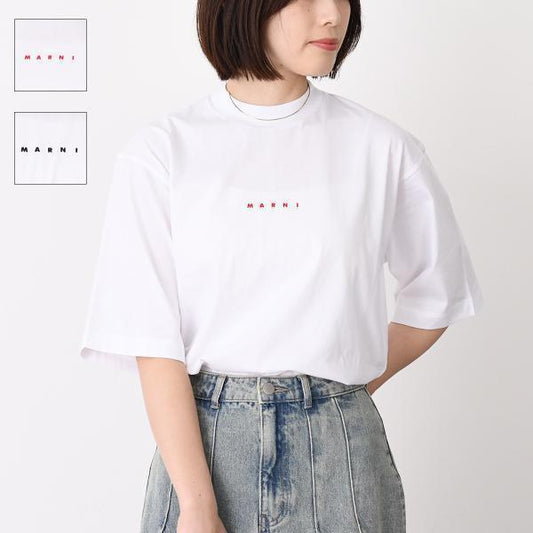 MARNI logo T-shirt in organic cotton 
