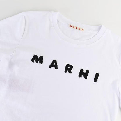 MARNI Marni scribble logo jersey T-shirt 