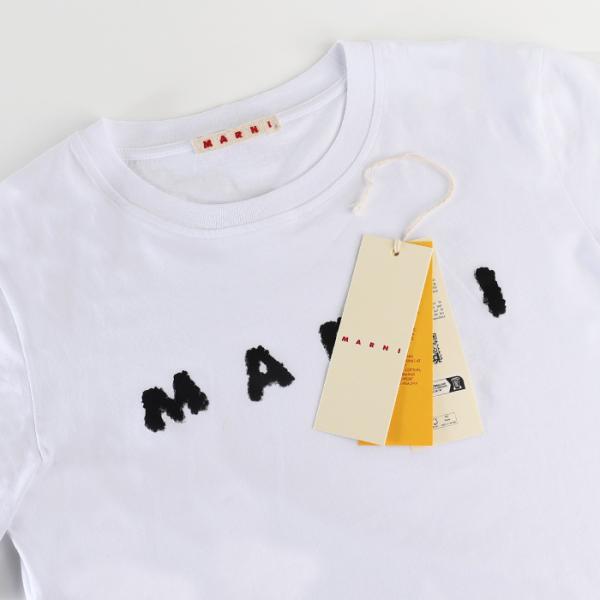 MARNI Marni scribble logo jersey T-shirt 