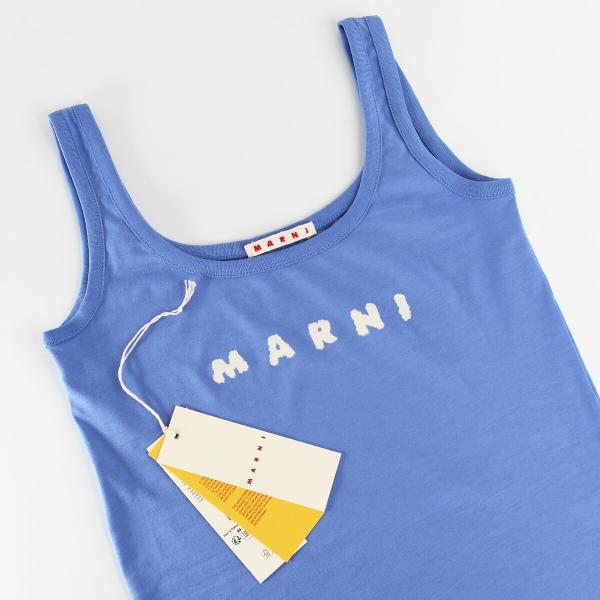 MARNI Marni scribble logo tank top 