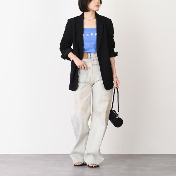 MARNI Marni scribble logo tank top 